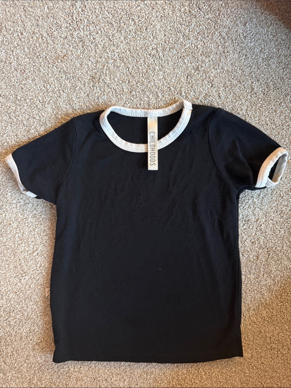 Childhoods Toddler Black T-shirt